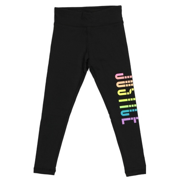 🆕Justice Girl’s Rainbow Graphic Leggings - Picture 2 of 7